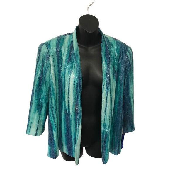 NWT Nygard by Peter Nygard Jade Green Gemstone Coverup Size Small - Picture 4 of 9